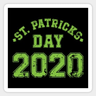 Saint Patrick's Day 2020 Retro Design Party Costume Outfit Magnet